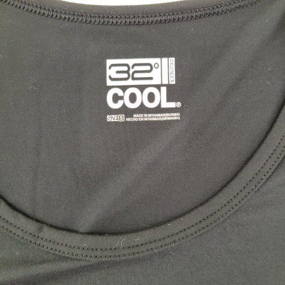 32 DEGREES Women's SMALL Black Cool Relaxed Sleep T-Shirt Breathable Comfortable - Picture 4 of 8
